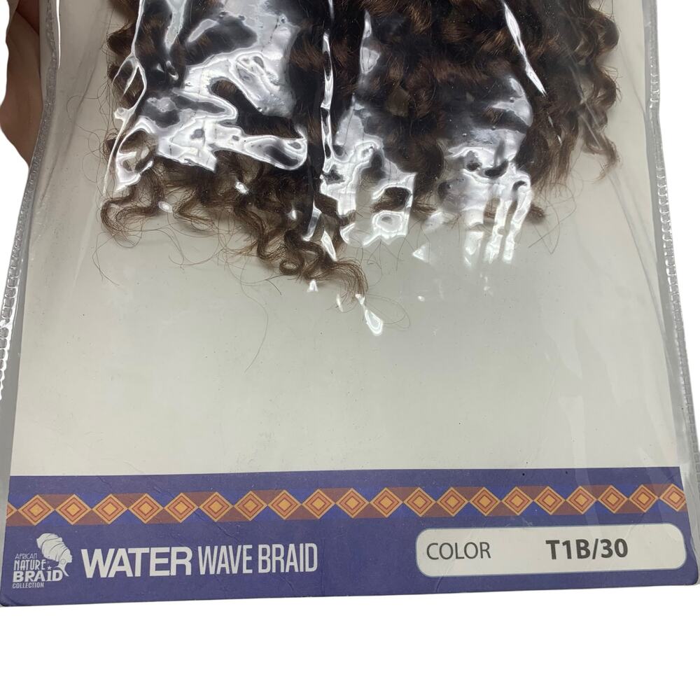 Eve Hair Inc (3 Pack) 22'' Pre-Stretched Water Wave Braid Color T1B/30 - Picture 4 of 6